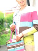 Пальто на машине и сумка крючком