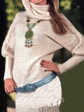 Платье с воротником