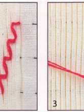 Фламандский шов - восходящий