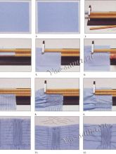 Плиссировка центрального фрагмента