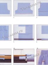 Плиссировка просторного платья