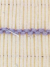 Шов «жгут» - двойной - схема 1