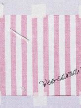 Подготовка ткани в полоску рис.1