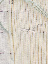 Ромбы из волн с бисером схема 1