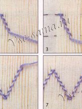 Шов решетка - 6-ступенчатая