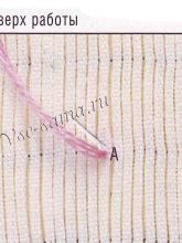 Узелок «рококо» - петля - схема1 Узелок «рококо» - петля - схема 1