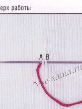 цветок из петель - схема 1