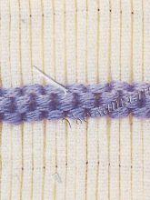 Шов «жгут» - тройной - схема 1