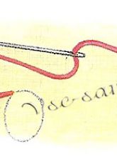 Закрепление нити, фото