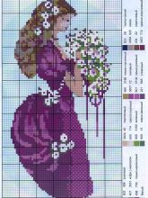 Первый бал - Схема для вышивания крестиком