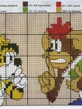 По дороге с облаками - Схема для вышивания крестиком