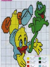 Веселые игры - Схема для вышивания крестиком