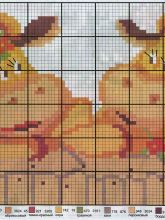 Влюбленная парочка - Схема для вышивания крестиком