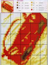 Автолюбителям - Схема для вышивания крестиком