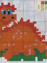 Дракоша - Схема для вышивания крестиком