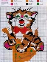 Праздничный концерт - Схема для вышивания крестиком