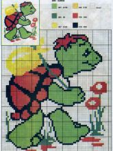 Черепашка - Схема для вышивания крестиком