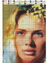 Без кисти и красок - Схема для вышивания крестиком