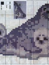 Семейка тюленей - Схема для вышивания крестиком