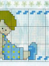 Мальчик - Схема для вышивания крестиком