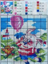 Фунтик - Схема для вышивания крестиком
