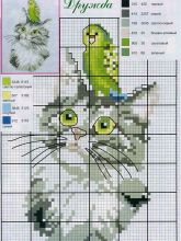 Дружба - Схема для вышивания крестиком