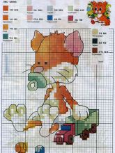 Малыш - Схема для вышивания крестиком
