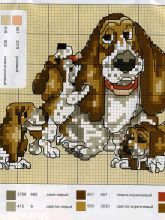 Веселая семейка - Схема для вышивания крестиком