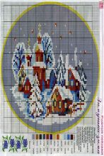 Зимушка-Зима - Схема для вышивания крестиком
