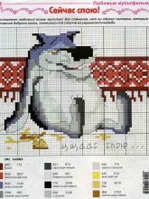 Сейчас спою - Схема для вышивания крестиком