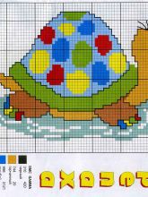 Черепаха - Схема для вышивания крестиком