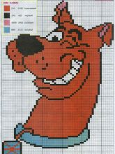 Скуби-ду - Схема для вышивания крестиком