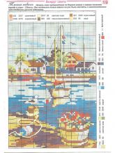 Тихая гавань - Схема для вышивания крестиком