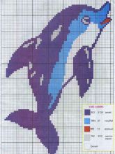Морской друг - Схема для вышивания крестиком