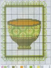 Украшаем кухню - Схема для вышивания крестиком