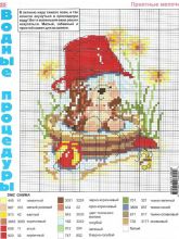 Водные процедуры - Схема для вышивания крестиком