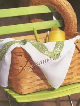 Салфетка в технике ассизи