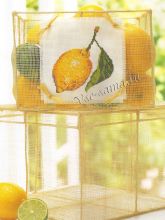 Вышитый лимон