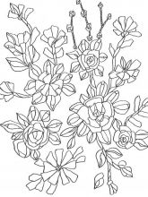 Схема №1 для вышивания лентами