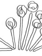 Схема №104 для вышивания лентами