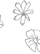 Схема №106 для вышивания лентами