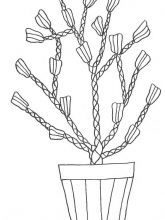 Схема №11 для вышивания лентами