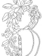 Схема №115 для вышивания лентами