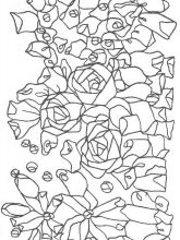 Схема №121 для вышивания лентами