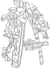 Схема №122 для вышивания лентами