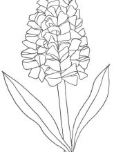 Схема №13 для вышивания лентами