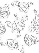 Схема №132 для вышивания лентам