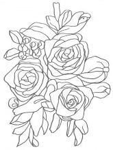 Схема №135 для вышивания лентам