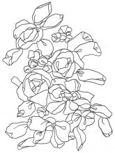 Схема №142 для вышивания лентам