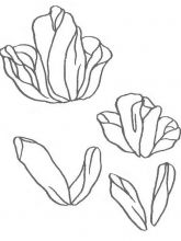 Схема №148 для вышивания лентам